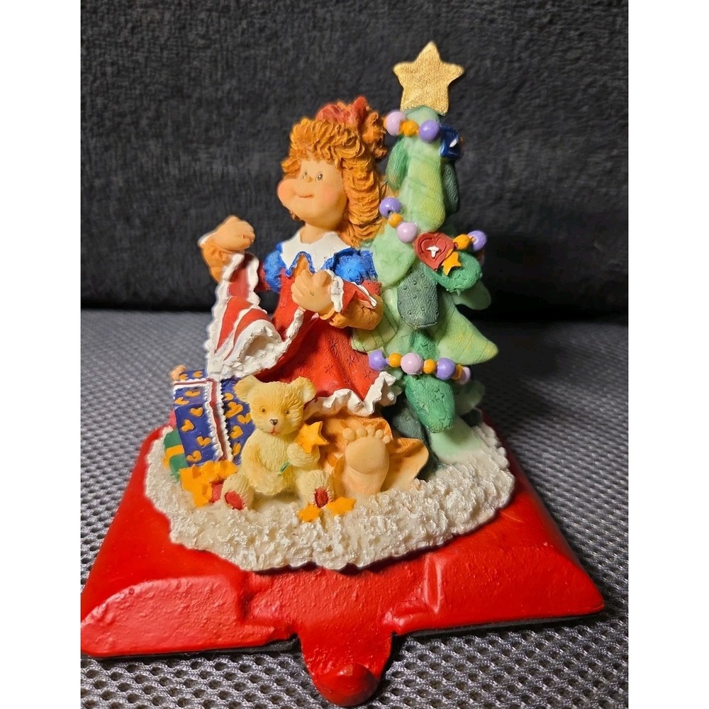 Girl Stocking Hanger Cast Iron Very Cute